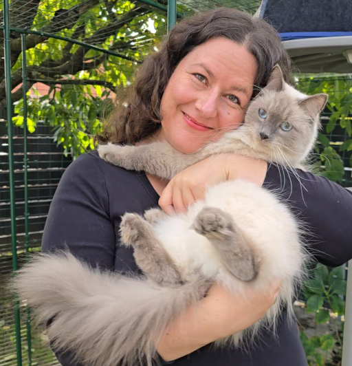 Sandra mit Blitz